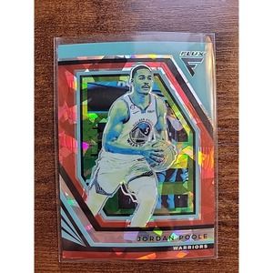 Jordan Poole 2022-23 Panini Flux #171 - Red Prizm - Golden State Warriors - NBA